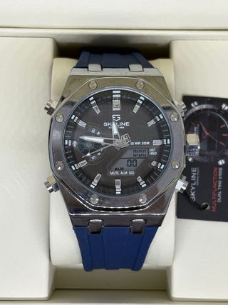 Reloj Skyline Multifunción Dual Time