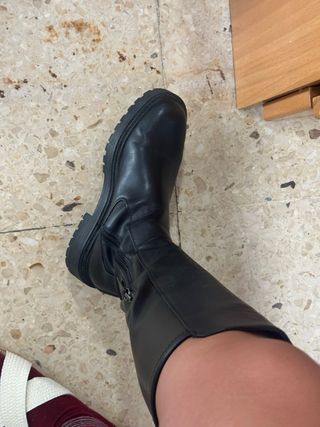 Botas altas Zara negras
