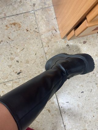Botas altas Zara negras