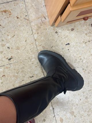 Botas altas Zara negras