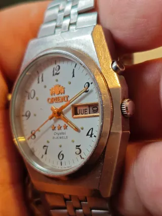 Reloj Orient Tristar Oro/Plata