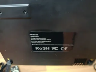 Proyector GEARGO Blanco y Negro con pantalla