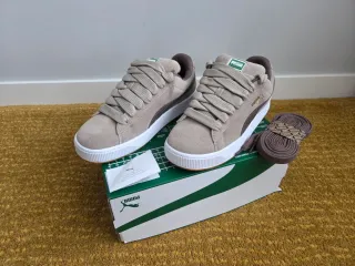 Zapatillas Puma Suede XL talla 43 Beige/Marrón