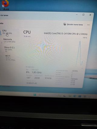 Ordenador portátil HP INTEL ICORE 5 12RAM 