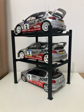 Espositore Triplo per Modellini 1:18