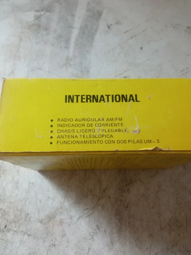 Radio Auriculares Internacional AM/FM