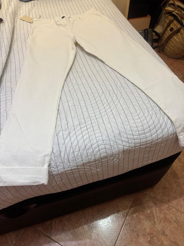 Pantalones blancos Polo Club mujer