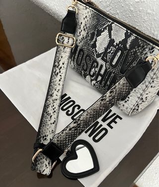 Bolso Love Moschino estampado serpiente