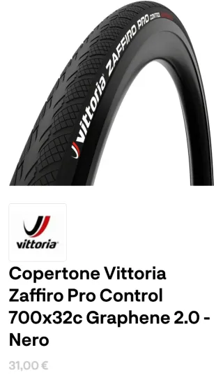 Copertone Vittoria Zaffiro Pro Control 700x32c