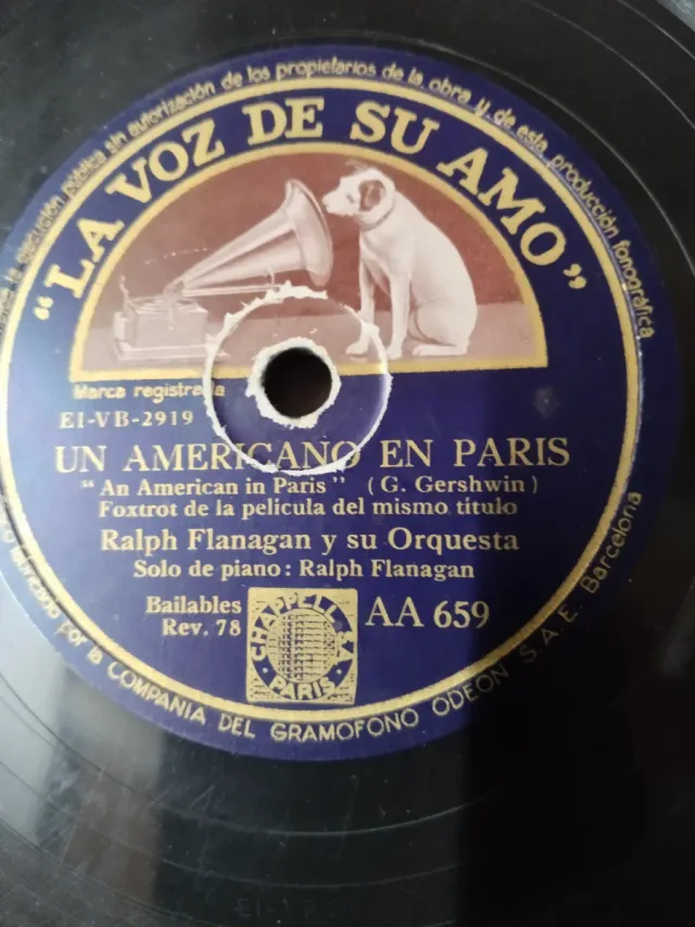 Vinilos Antiguos La Voz de Su Amo
