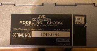 Radio cassete + cargador cd Coche JVC KS-FX30R