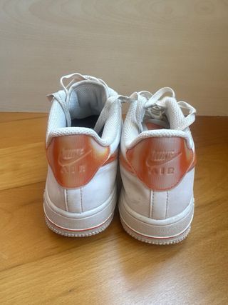Zapatillas Nike Air Force 1 Naranja/Blanco