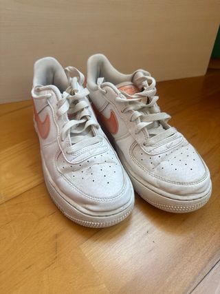Zapatillas Nike Air Force 1 Naranja/Blanco