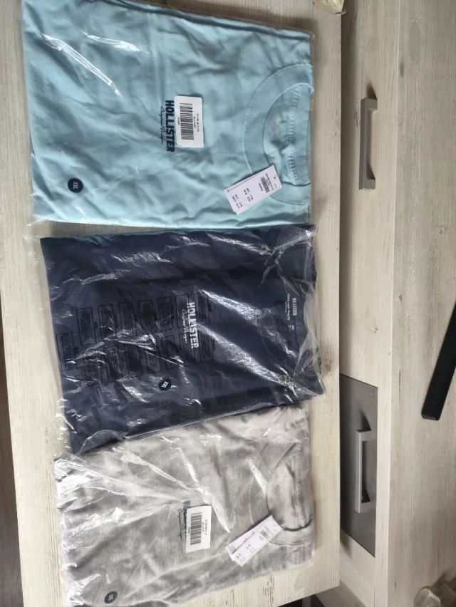 3 Camisetas Hollister Talla XXL