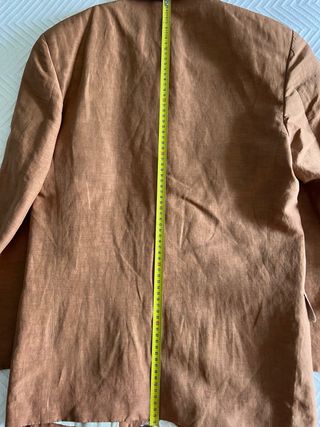 Chaqueta Vintage Seda Italiana Marrón
