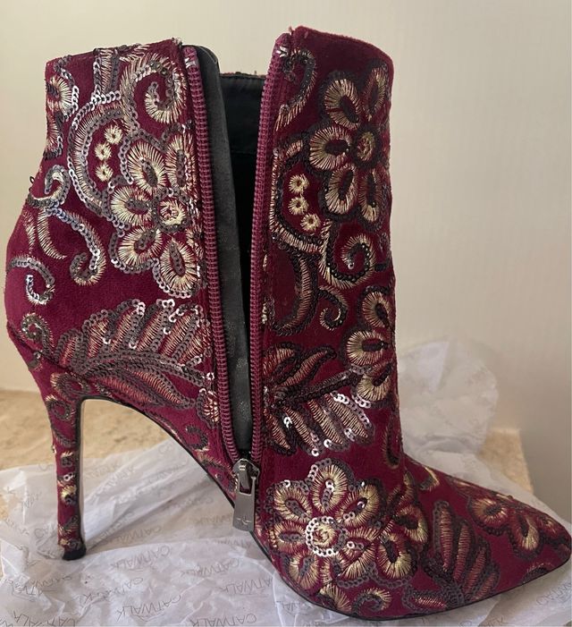 Stivaletti Primadonna camoscio tacco 11 Tg 40