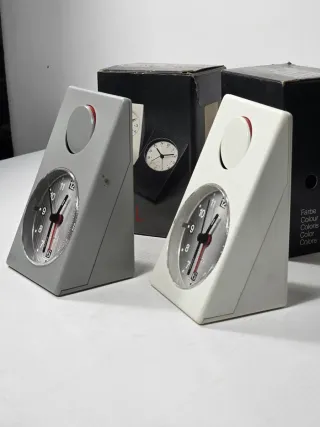 Coppia Orologi Design Anni '70