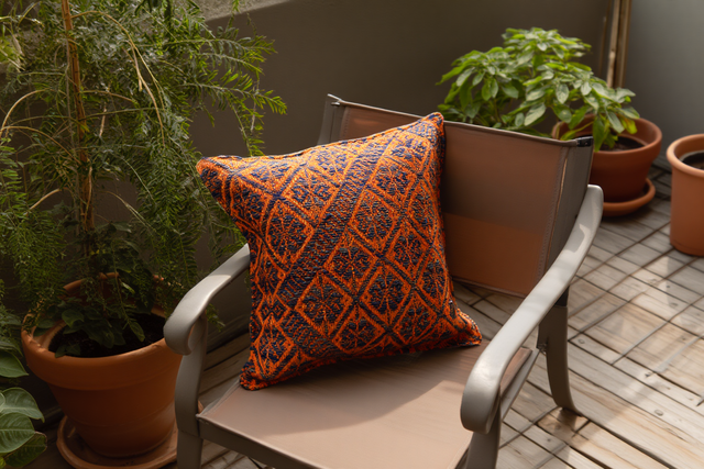 Almofada de lã artesanal - Almofada artesanal