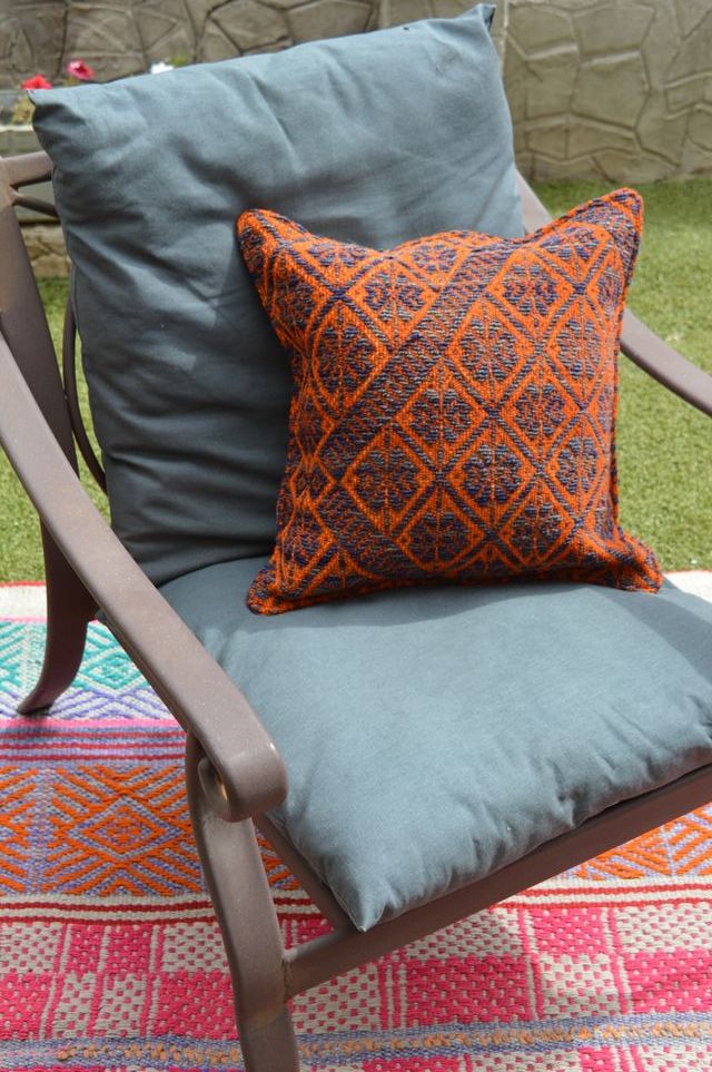 Almofada de lã artesanal - Almofada artesanal