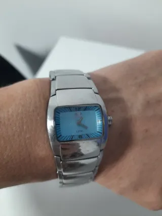 Reloj Time Force Mujer Azul y Plateado