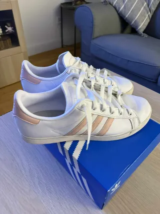 Zapatillas Adidas Mujer Blancas y Rosas