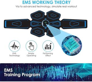 Electroestimulador Muscular EMS USB 8 Modos