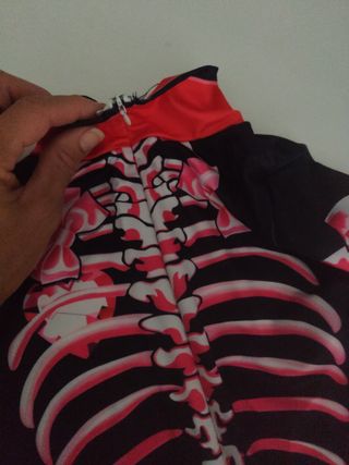 Disfraz esqueleto flores y Diadema