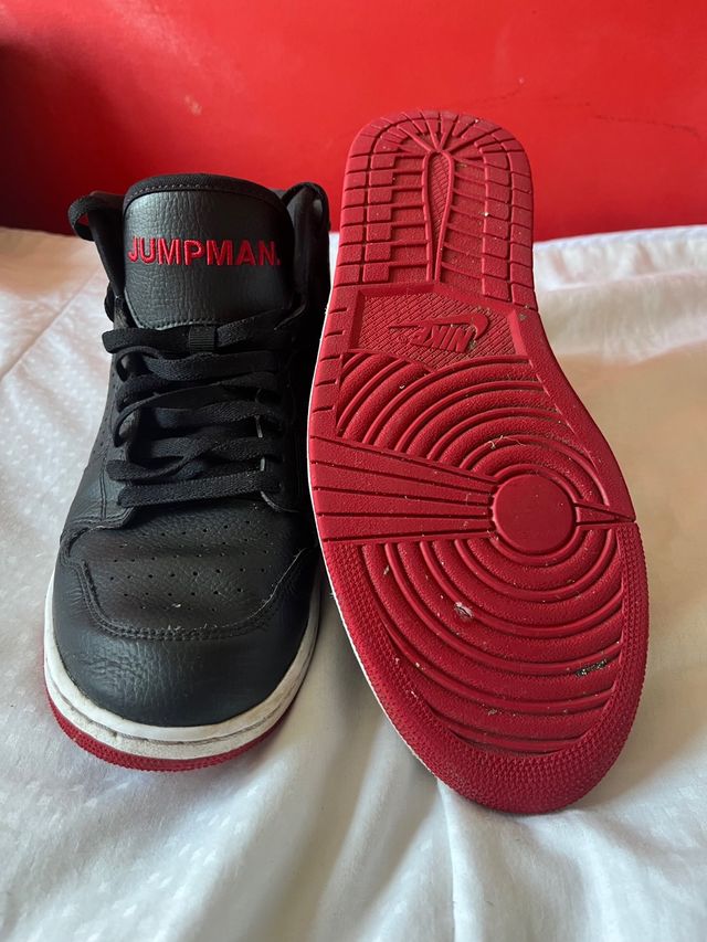 Jordan Jumpman Zapatillas Negras Rojas Talla 42