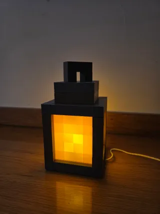 Minecraft lighting lamp