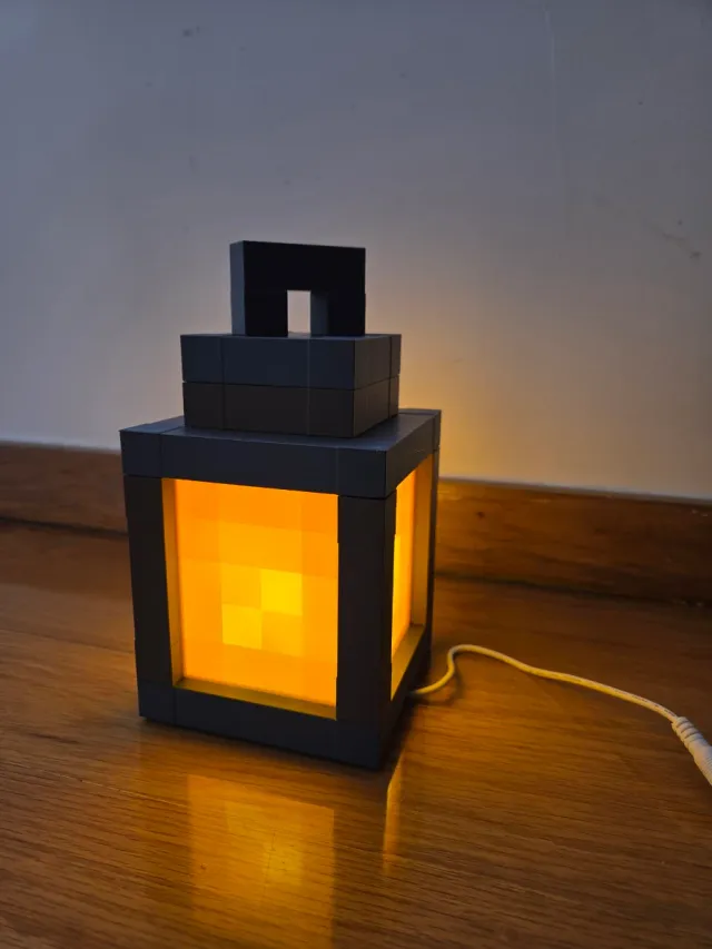 Minecraft lighting lamp