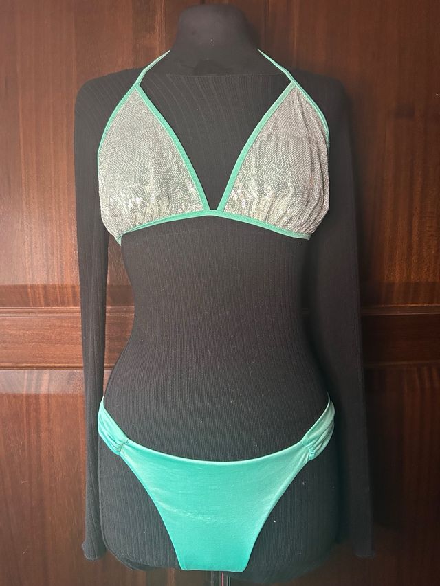bikini color tiffany e argento