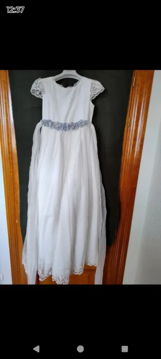 Vestido de Primera Comunión Niña Blanco
