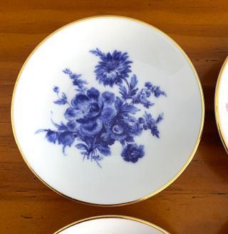 Lote 4 Platitos Porcelana Inglesa Royal Kent