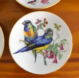 Lote 4 Platitos Porcelana Inglesa Royal Kent