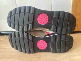 Zapatillas Bimba y Lola grises y rosas