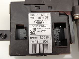MOTOR ELEVALUNAS TRASERO DERECHO FORD C-MAX