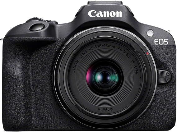 ✅ CANON EOS R100 Objetivos 18-45 & 55-210 mm Cámara Evil APS-C Mirrorless
