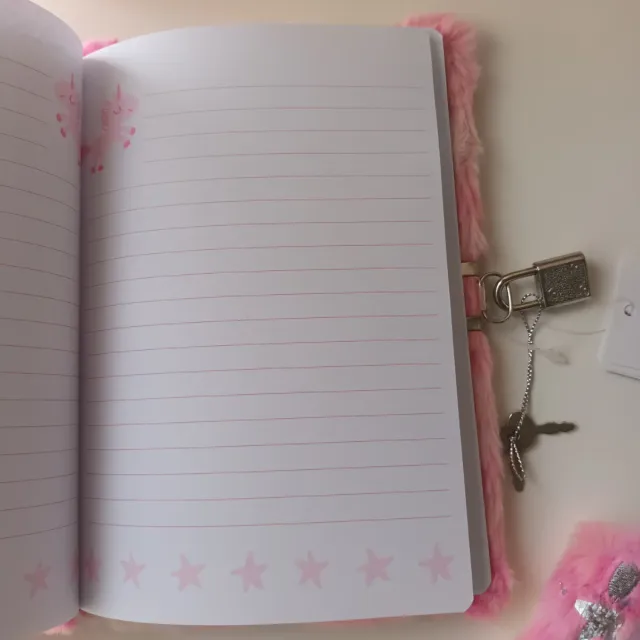 Set 2 libretas unicornio peluche. Nuevas