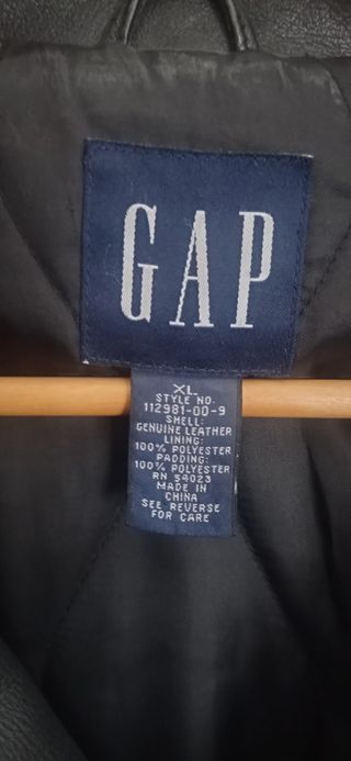 Chaqueta Piel GAP Hombre Talla XL