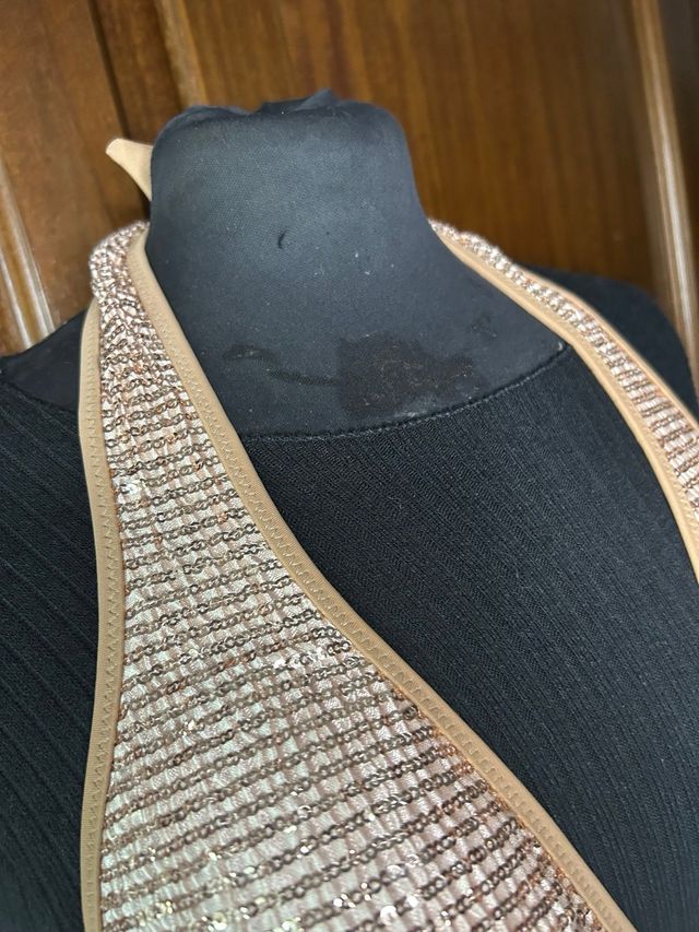 Bikini marrone chiaro con pajete