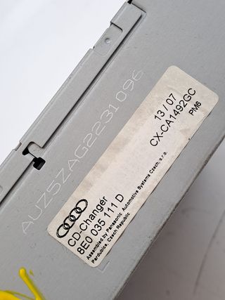 SISTEMA AUDIO / RADIO CD AUDI A4 BERLINA (8E) (3)