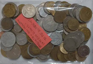 Raccolta di +100 monete tutte diverse al 90%