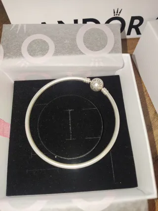 Pulsera Rígida Pandora Plata