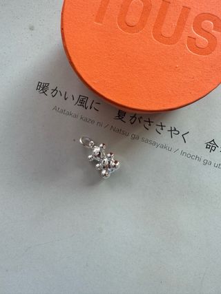 Colgante Tous Oso Bubble Plata Vintage