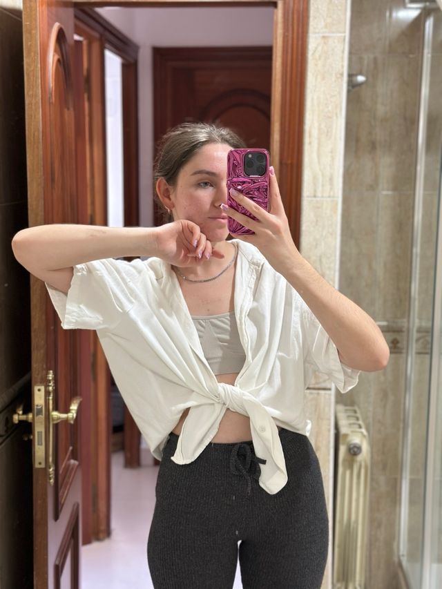 Camisa blanca Stradivarius