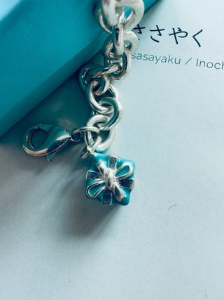 Pulsera Tiffany & Co. Caja Azul Plata