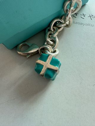 Pulsera Tiffany & Co. Caja Azul Plata