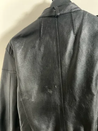 Giubbotto in pelle nero