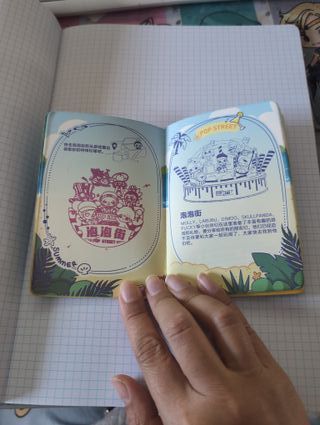 Pasaporte Popland Popmart Labubu Molly