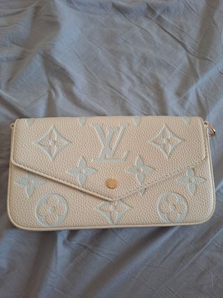 Bolso Louis Vuitton Beige y Dorado